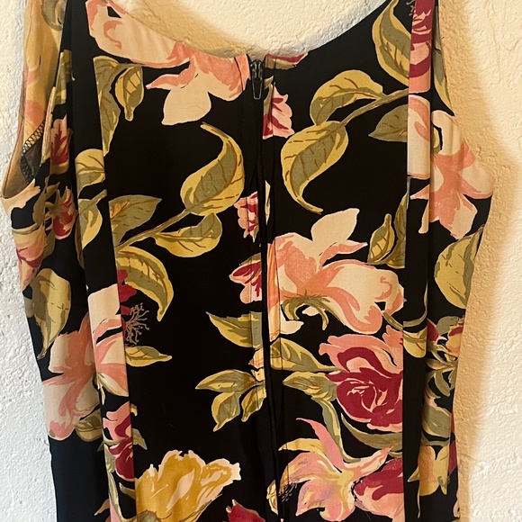Vintage 90s Floral Mini Dress size Small - Picture 2 of 4